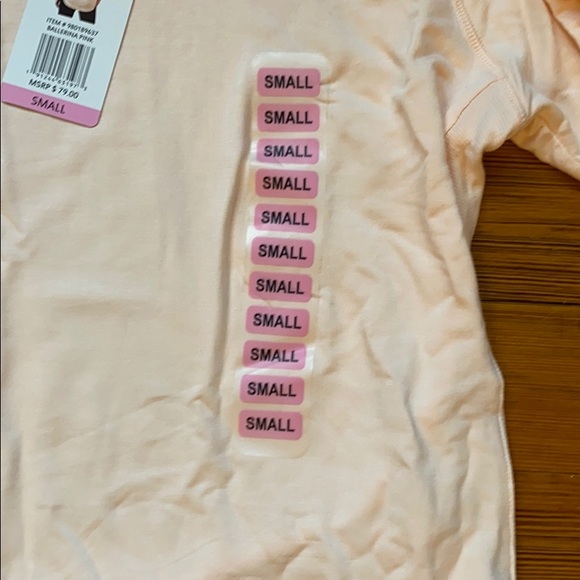 Active Life Small Ballerina Pink athleisure top - Picture 3 of 6